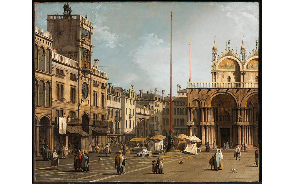 Canaletto, Saint Mark's and the Clock Tower, Venice, c. 1735-1737. 